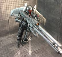 MANDOLORIAN AIR STRIKER (star wars black series) (Star Wars) Custom Action Figure