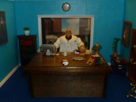 Kingpin's office (Marvel Legends) Custom Diorama / Playset