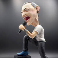 Custom Caricature Figurine Chester Bennington (Music) Custom Miniature / Figurine