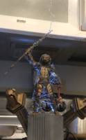 Predator 2 City Hunter Atop Eastern Building (Predator) Custom Diorama / Playset [In the light, on the stove]