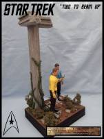 "Two to beam up" (Star Trek) Custom Diorama / Playset