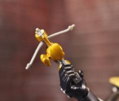 Yellow Psycho Ranger (Bandai Legacy) with Psycho Sling (Power Rangers) Custom Action Figure