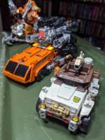 Junkion BattleWagon (Transformers) Custom Action Figure [BattleWagon & Detritus alt modes]
