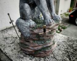 Great Grey Wolf Sif (Dark Souls) Custom Statue / Bust [Base]