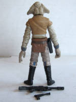Anto Mislah - Quarren Bounty Hunter (Star Wars) Custom Action Figure [Rear View]