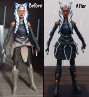 Ahsoka Tano Repaint (Star Wars) Custom Action Figure
