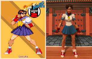 Sakura (Street Fighter) Custom Action Figure