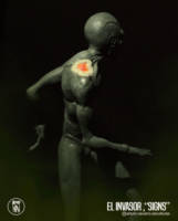Alien Invasor (Signs) Custom Statue / Bust [Alien Invasor]