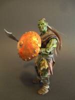 Orc swordsman, custom of the Uruk-Hai raider by Toybiz. (Lord of the Rings) Custom Action Figure