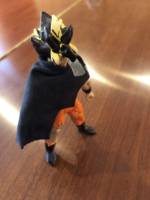 Super Saiyan Goku Mixed Breed Black w/ Cape (Dragonball Z) Custom Action Figure