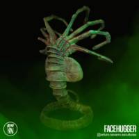 Facehugger (Aliens) Custom Statue / Bust [Facehugger 4]