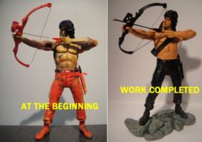 Rambo archer (Rambo) Custom Diorama / Playset