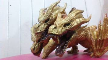 Deforeal Gold King Ghidorah 2019 (Godzilla) Custom Statue / Bust