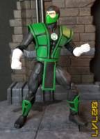 Green Lantern/MK Ninja (Concept) (Mortal Kombat) Custom Action Figure