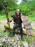 Sharku, warg rider into foot soldier, custom of the toybiz figure (Lord of the Rings) Custom Action Figure