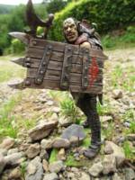 Sharku, warg rider into foot soldier, custom of the toybiz figure (Lord of the Rings) Custom Action Figure