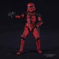 Crimson Stormtrooper Commander (Star Wars) Custom Action Figure