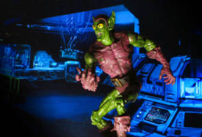Toy Biz Sinister 6 Green Goblin eyes touch up V1 (Spider-Man) Custom Action Figure