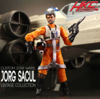 Jorg Sacul (X-wing suit) The Vintage Collection George Lucas (Star Wars) Custom Action Figure