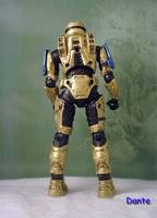 Metallic Gold Scout (Halo) Custom Action Figure
