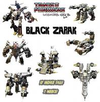 Black Zarak (Transformers) Custom Action Figure