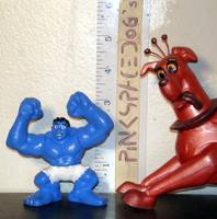 Hulk Smurf (Super Hero Squad) Custom Miniature / Figurine