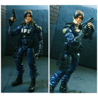 Leon S Kennedy RPD Resident Evil - Marvel Legends Style (Resident Evil) Custom Action Figure