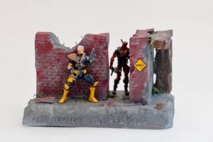 2020 Diorama 03 Acid Rain Alley (Marvel Universe) Custom Diorama / Playset