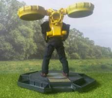 One 12th Scale  Helicopter Back Pack (G.I. Joe) Custom Vehicle [REAR]