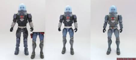 Mr Freeze (Batman) Custom Action Figure [Mr Freeze custom action figure before and after]