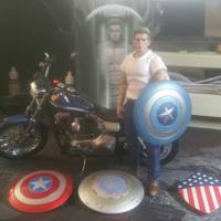 One 12th Scale NOTA Steve Rogers (On the run) (Captain America) Custom Action Figure [Cap and his Shields]
