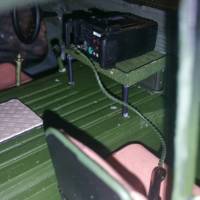 One 12th Scale M1025 HMMWV HUMMER HUMVEE (Modern Warfare) Custom Vehicle [COMMS Table]