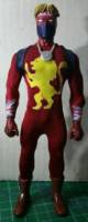 One 12th Scale MEZCO Captain Britain . First Appearance (Marvel) Custom Action Figure