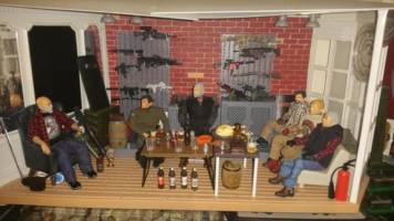 VALHALLA Relaxing Base. (Action Man) Custom Diorama / Playset [Friends Round]