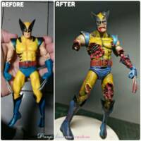 Zombie wolverine (Marvel Select) Custom Action Figure