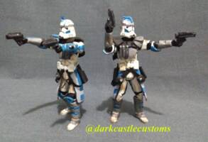 Arc Troopers Fives & Echo (Star Wars Clone Wars) Custom Action Figure