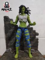 She Hulk Repaint (Marvel Legends) Custom Action Figure [She Hulk Repaint]
