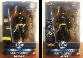 1989 Batman 6 Inch Batman Figure (Batman - Movie Style) Custom Action Figure