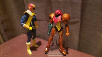 Captain Falcon (Super Smash Bros.) Custom Action Figure [Size Comparison]