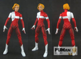DC Comic Legion of Superheroes Saturn Girl (DC Universe) Custom Action Figure
