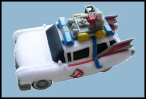 Ghostbusters Toony Ecto-1 (Ghostbusters) Custom Diorama / Playset