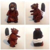 Bernie the Beaver (DC Universe) Custom Miniature / Figurine