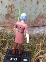 Halsey (Star Wars Clone Wars) Custom Action Figure [Back]