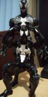 Spider-Man Symbiote (Black Suit) (Marvel Legends) Custom Action Figure