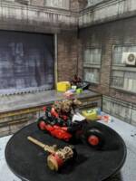 Harley Quinn & Bud Custom Transformer x Batman crossover series - Swittcraft (Transformers) Custom Action Figure
