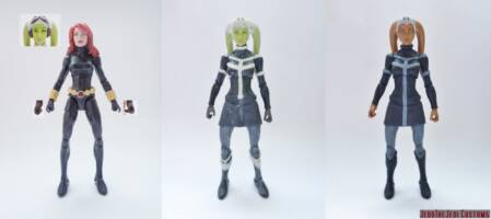 D'dej (Star Wars Identities original character) (Star Wars) Custom Action Figure [D'dej Star Wars Identities original character custom action figure before and after]