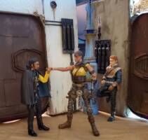 Space port lair door (Star Wars) Custom Diorama / Playset