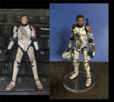 Project Commando Neyo (Star Wars Clone Wars) Custom Action Figure [Comparison]