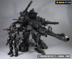 Shield Nick Fury Galactus Killer armor (Avengers) Custom Action Figure