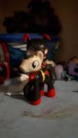 Super Stallion (The Stallion of Steel) (My Little Pony) Custom Miniature / Figurine
